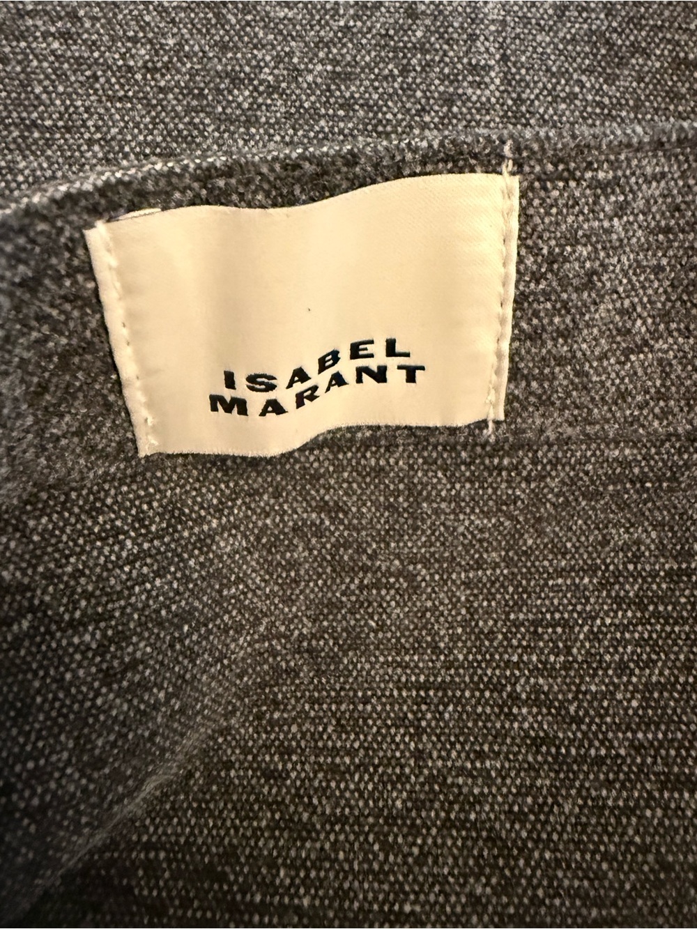 Isabel Marant Small Yenky Festive Snowy Logo Canvas Tote - Picture 6 of 7